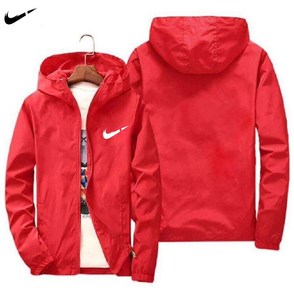 Fashionable loose cardigan with zipper jacket, trendy brand casual and versatile hooded jacket, windproof and rainproof jacket