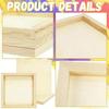 Top Quality 3D Wooden Hexagonal Painting Tray for 9/16 Puzzle Pieces Solid Toy Storage Organizer Creative Craft Storage Solution