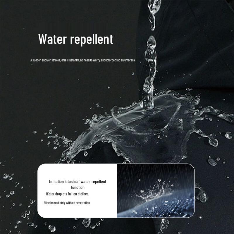 Giordano Men's Loose Fit Color Block Hooded Windbreaker