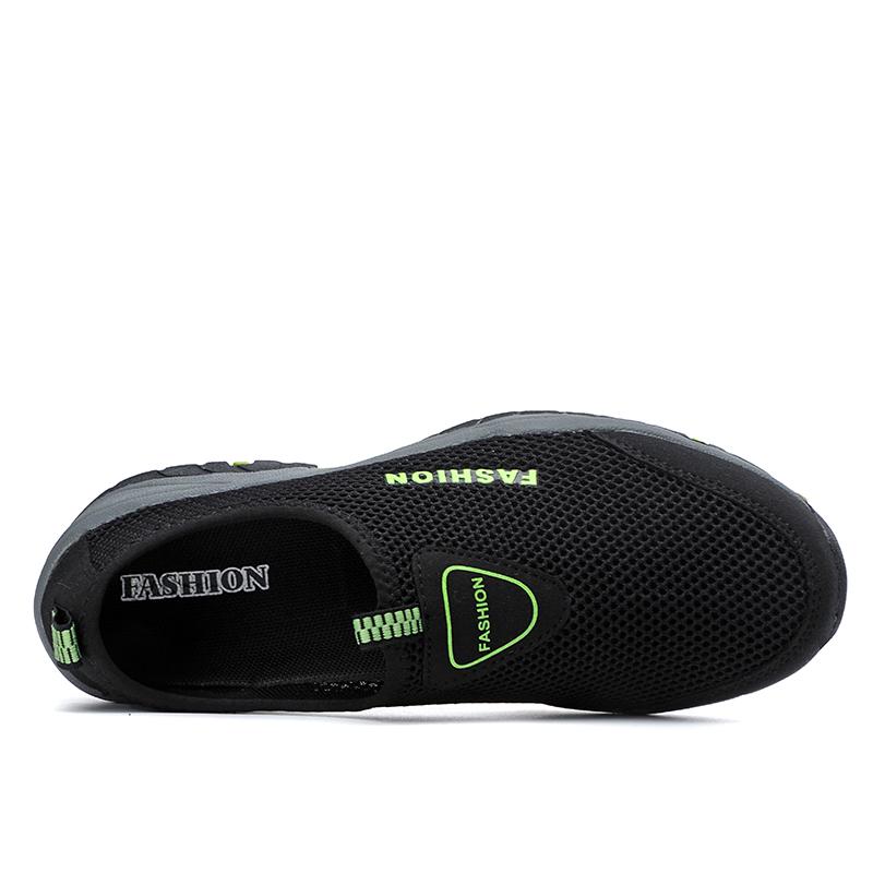 Men Breathable Sneakers New Fashion Shoes Climbing Hiking Shoes Men Outdoor Beach Shoes Mesh Shoes Mens Work Shoes Men