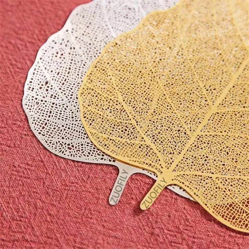 Stainless Steel Bodhi Leaf Tea Filter with Net Kong Tea Set Teapot TeaCup Strainers Leaf Tea Strainer Drinkware Teaware Gadgets