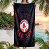 Boston Red Sox Fashion Beach Towel Portable Soft Quick Dry Towel For Swimming Camping Holiday Use