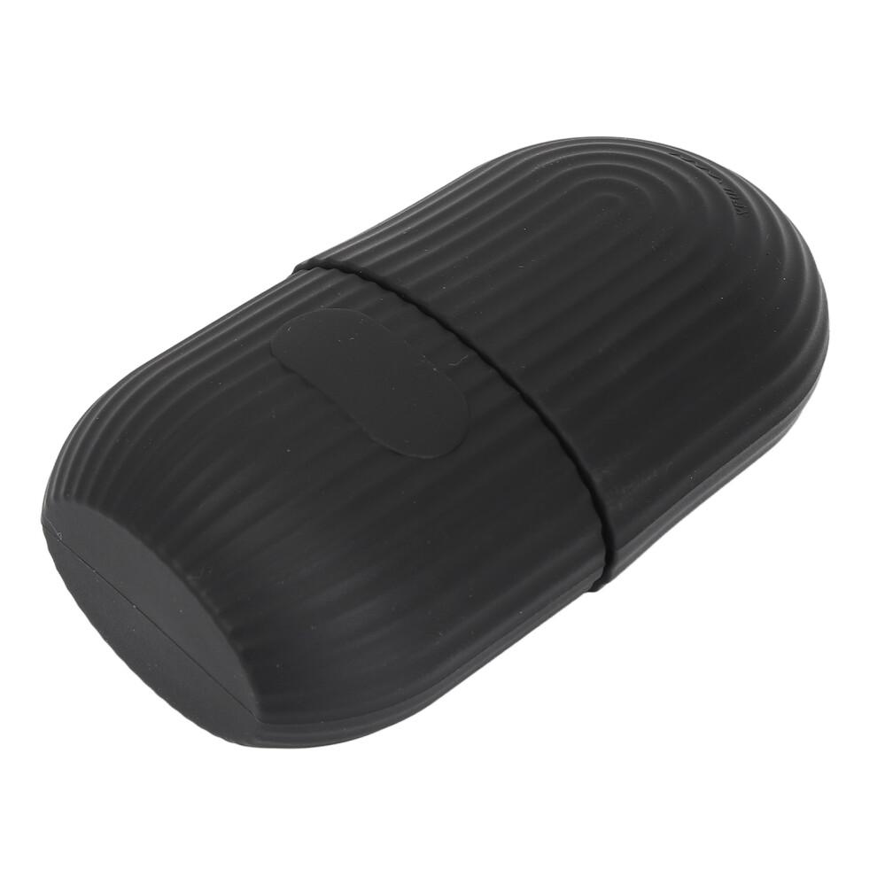 2pcs Ice Face Roller Reducing Puffiness Silicone Facial Eye Cold Roller Massage Tool for Home Black