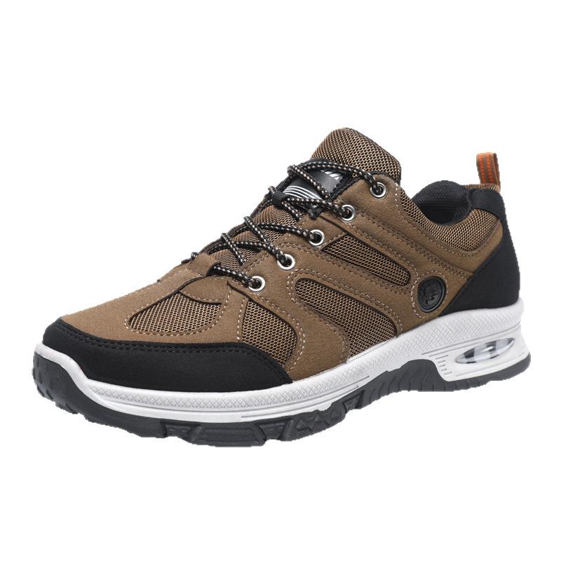 New men's platform heightening shoes mesh breathable mountaineering shoes trendy versatile casual shoes foreign trade trendy shoes