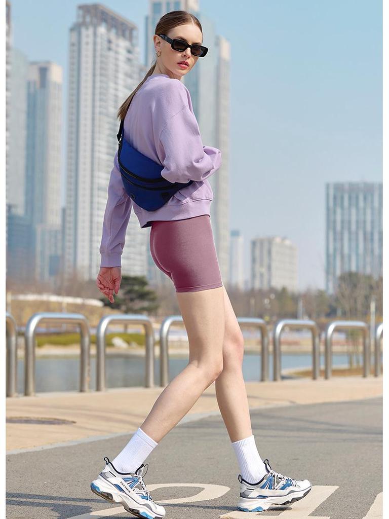 High Waist Hip Lift Yoga Shorts - Women's Slimming, Anti-Exposure Running Leggings