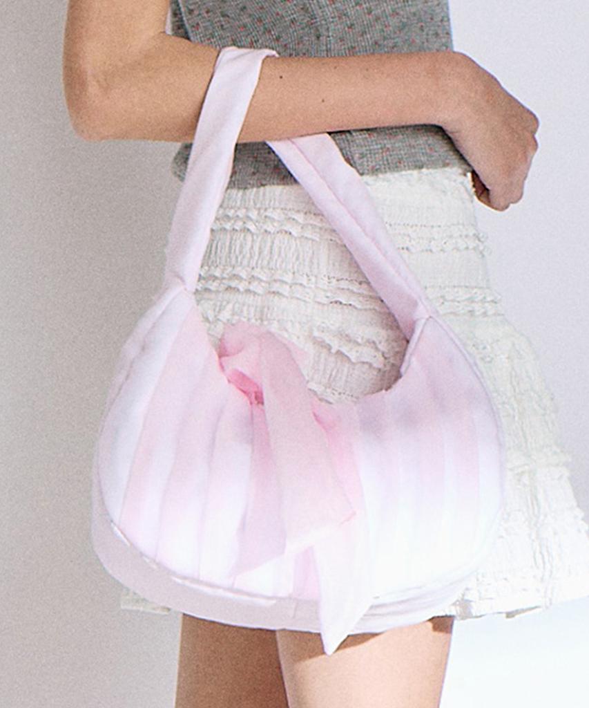Celitails Shirring Ribbon Bag_Pink