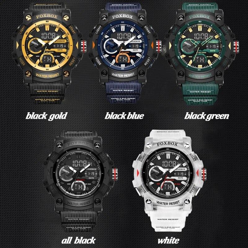 Fashion Digital Watches For Men Top Brand Luxury Military Waterproof Watch Men Casual Sport Dual Display Watch Montre Homme