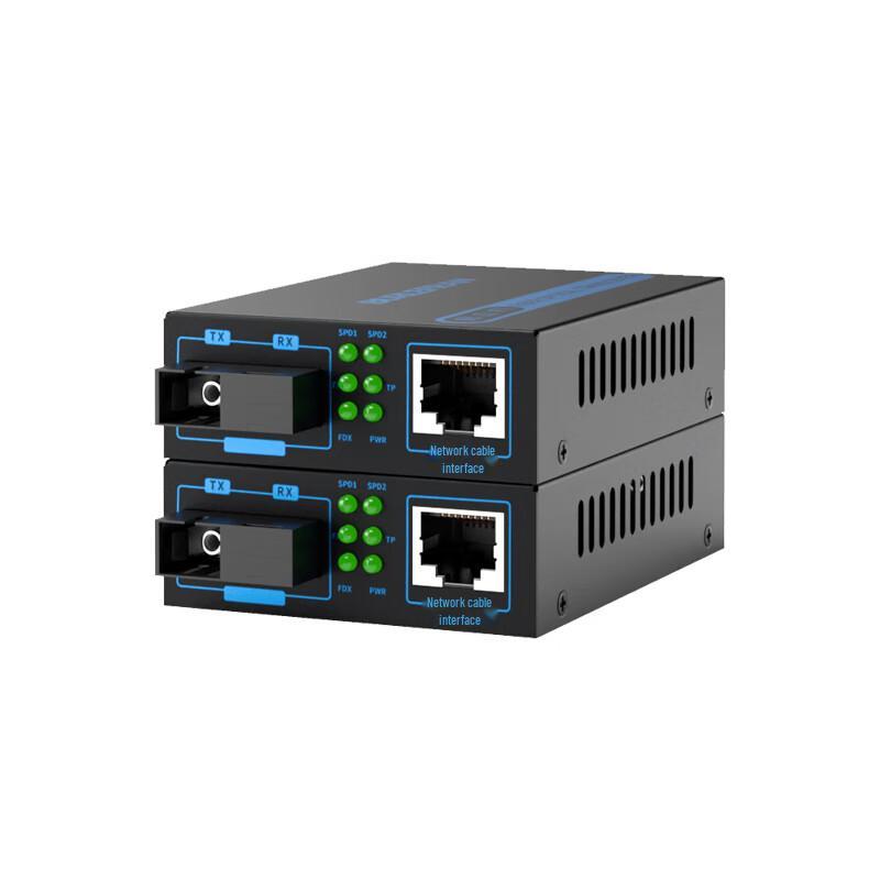 BURLEFRAN Gigabit Fiber Optic Transceiver