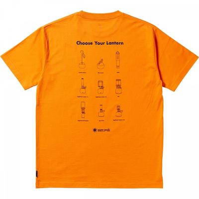Snow Peak LanTern T shirT M Or Sp Ts 25su002 C Y [ouTdoOr CuT Saw]