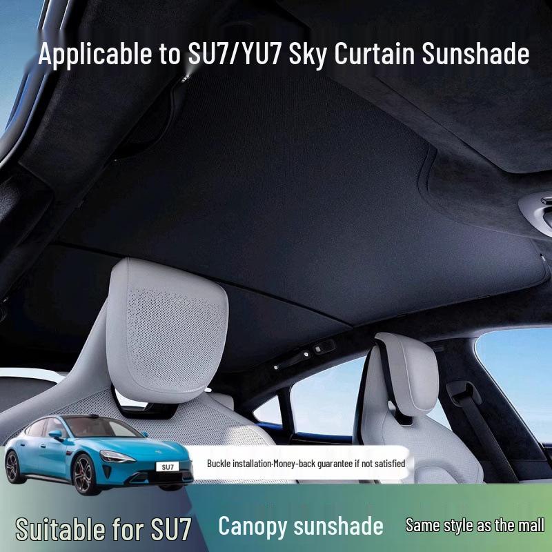 Sunroof Sunshade for Xiaomi SU7/YU7: Heat & Light Blocking Skylight Insulation Baffle