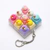 Anti-Stress Fidget Toy Keychain Mini Keycap Fidget Toy Bag Charms Keyboard Keychain  Pass The Time