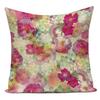 Polyester Decorative Throw Pillows Case Red Rose Purple Lavender Pillow Cover Flower Cushion Cover For Sofa Home Living Room