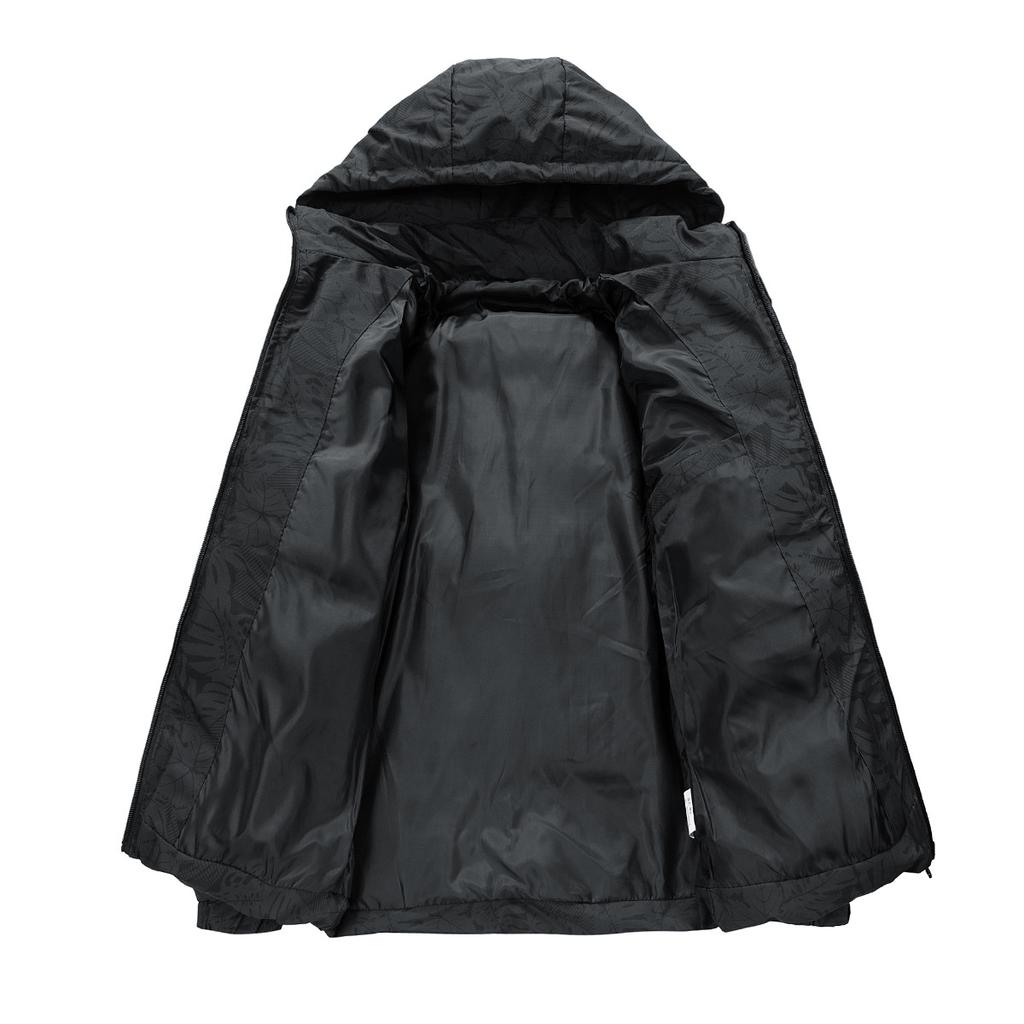 Padded Jacket Men's Warm Thickened Padded Jacket Loose Large Size Removable Hat Fashion Camouflage Padded Jacket
