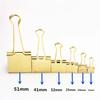 High Quality 32mm Clamp Paper Binder Clips Bookmark Memo Clip Student School Office Supplies Paperclips
