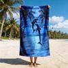 1 peça Coleção de Toalhas de Praia Vibes de Verão: Mantas de Praia Estampadas Fofas e Estilosas de Secagem Rápida
