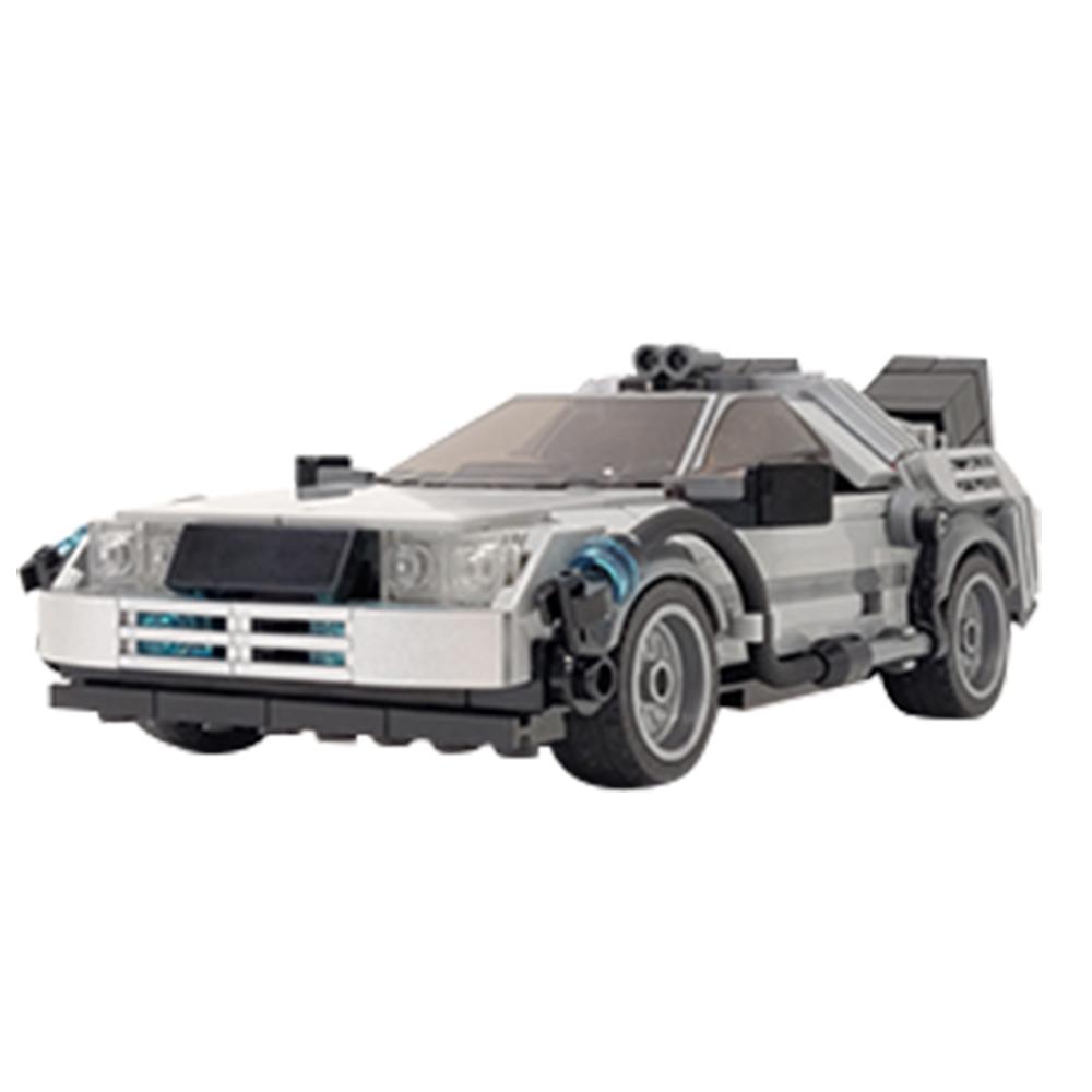 Gobricks MOC Modular Back to the Futured Courthouse Building Blocks Clock Tower Model Skyline Architecture Machine Car Toy Gifts