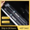 FYWH1 New 1/4/5Pcs Leather Car Door Sill Protector Carbon Fiber Sill Strip For 50th G07 G06 G02 G01 F48 F39 G42 G26 F01 F02 G