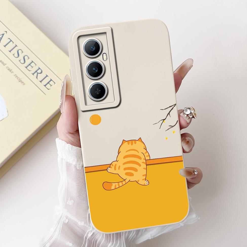 Funda For Realme C65 RMX3910 Back Cover For Realme C65 4G Case Shockproof Luxury Flowers Cute Cartoon Cool Silicone Bumper Coque