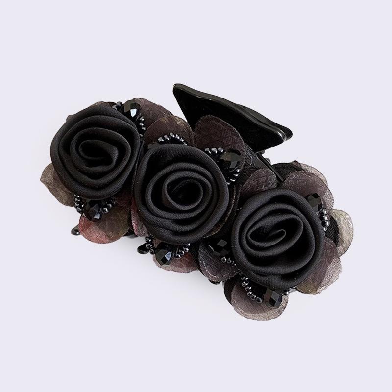 Flower Hair Clips Updo Hair Clips Adult Fashionable Hair Clips Headwear Ponytail Hair Clip Accessories