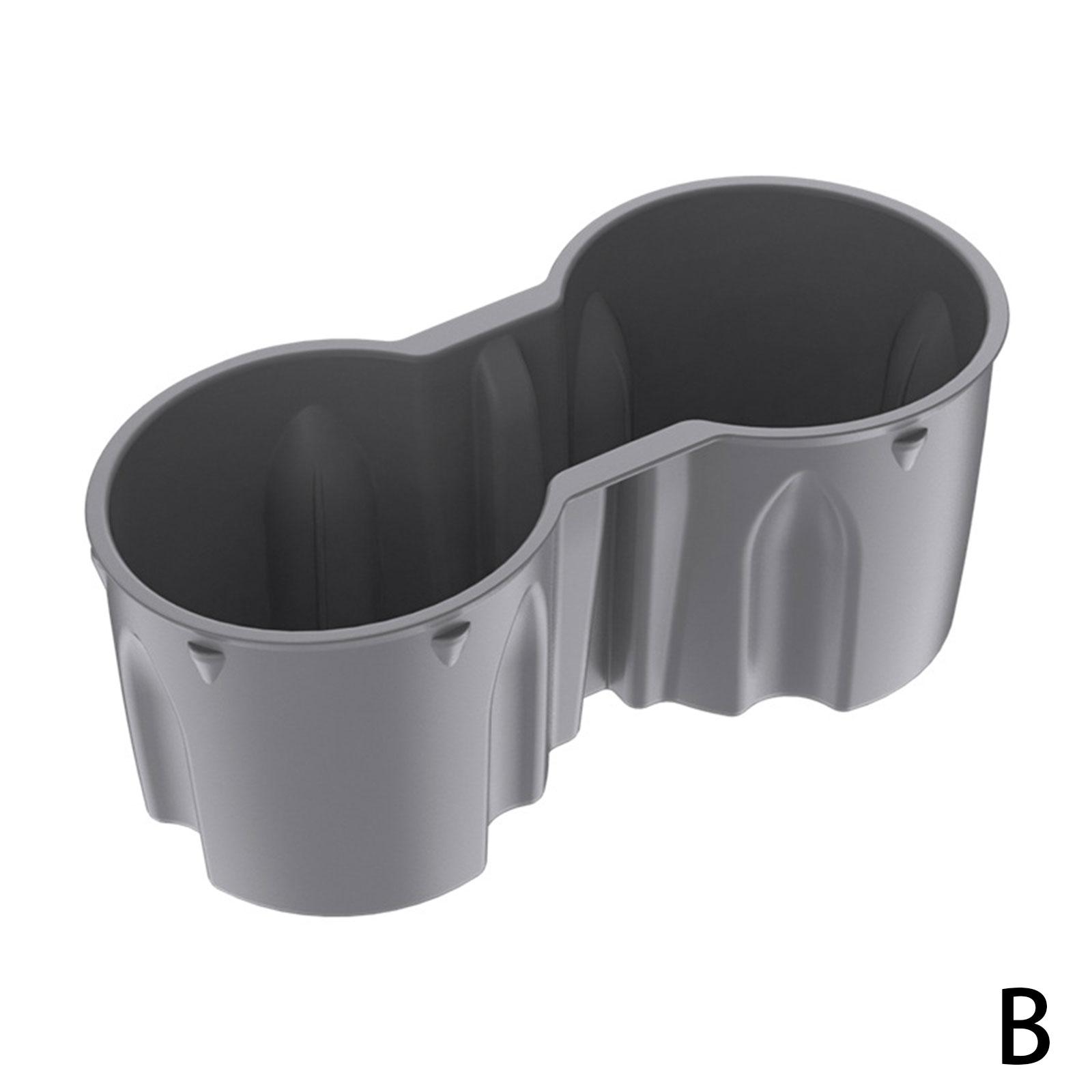 Для Tesla Model 3/Y Подстаканник Органайзер Нетоксичный Безвкусный Центральная Консоль Автоаксессуары Совместимый 2025 серый