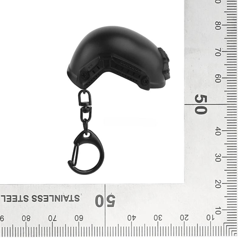 Mini Fast Helmet Keychain Hiking Camping Bottle Cap Opener Decrowner Dummy Helmet Shaped Toy Decoration Gift Outdoor Tool