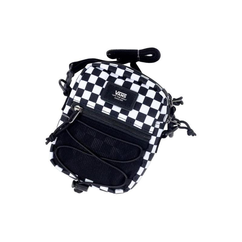 Vans Bolsa de Ombro de Poliéster, Bolsa Transversal Regular Unissex Preto Branco Vans VN0A3I5SHU0