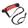 Hands Free Dog Leash Detachable Zipper Bag Reflective Strip Design Hands Free Flexible Waist Dog Leash for WalkingRed