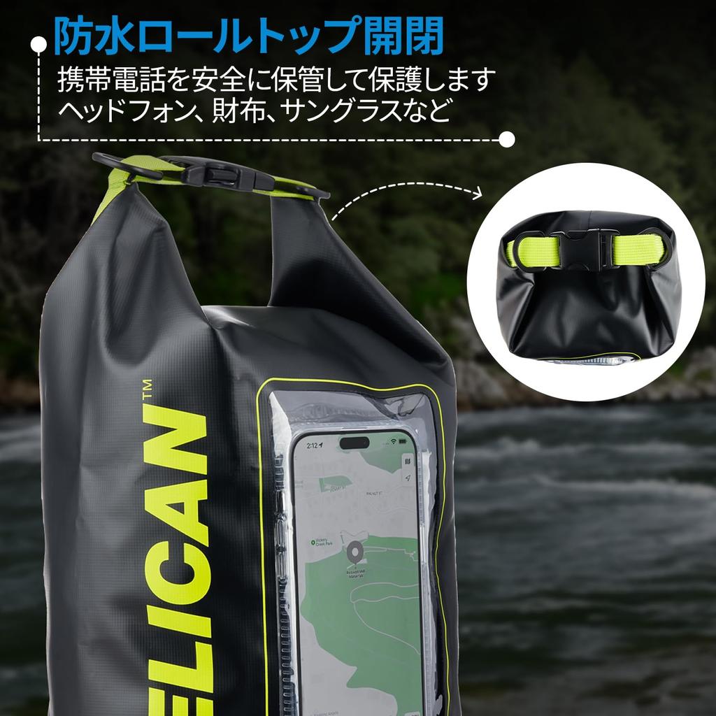 Compatible IP68 Waterproof Dry Bag Waterproof Case Waterproof Bag Pelican Smartphone Pocket Touchscreen Compatible Shoulder Marine Phone Dry Bag 5