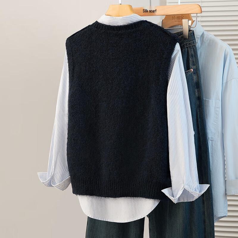 Women's Embroidered Knitted Pullover Vest