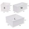 Foldable Closet Organizer Boxes Grey/White/Purple Box Storage Cabinets Closet Organizer  Clothes
