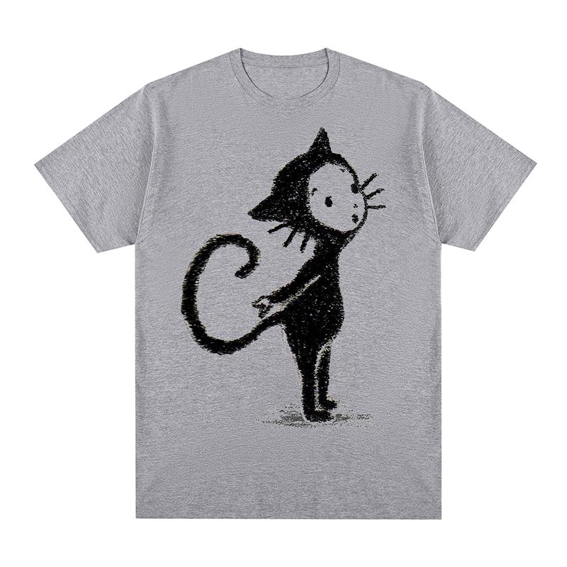 Yoshitomo Nara Vintage Tshirt Cat Girl Graphic Creative New Arrival Cotton Men T shirt New TEE TSHIRT Womens tops