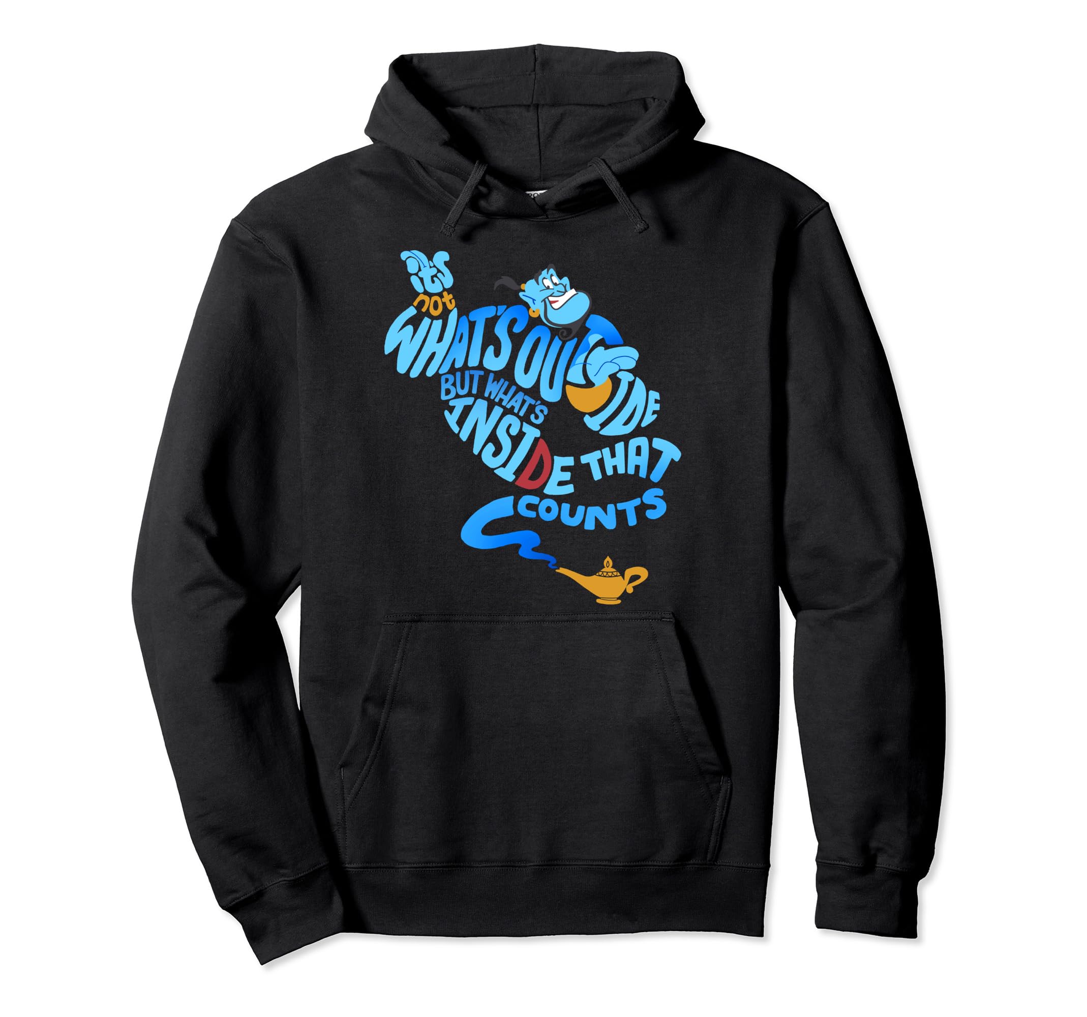 

Disney Aladdin Genie Out of a Bottle Quote Hoodie