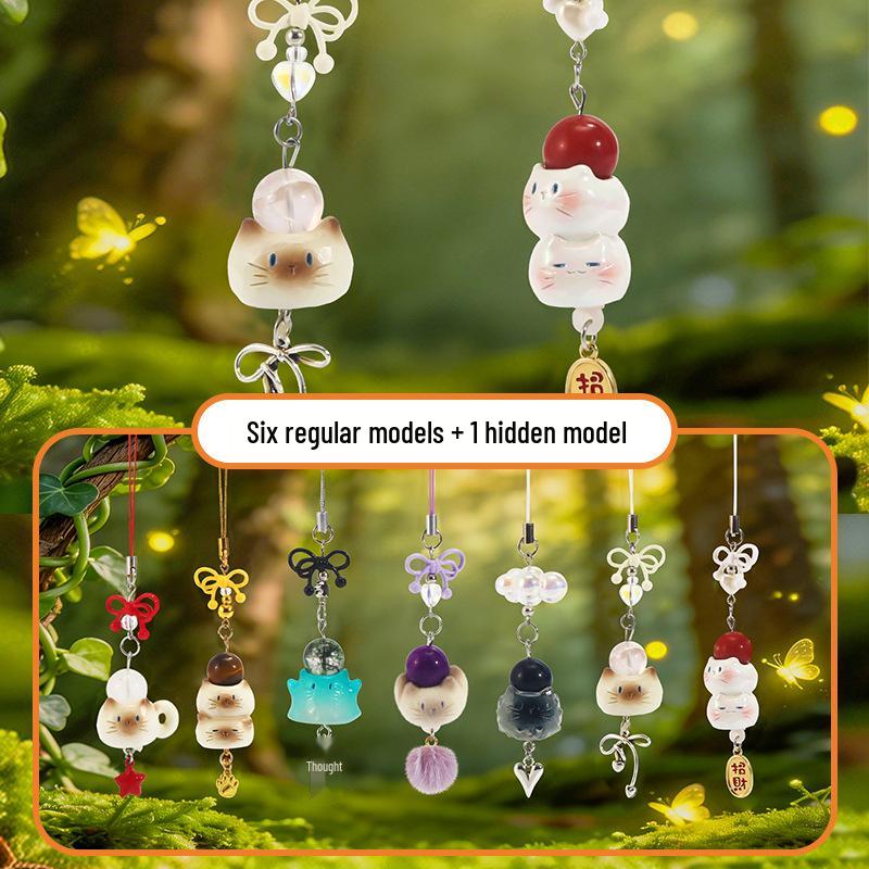 Guochao Hanfu Girl Figurine: Spring Breeze Blind Box Collectible – Dreamy Decor & Gift