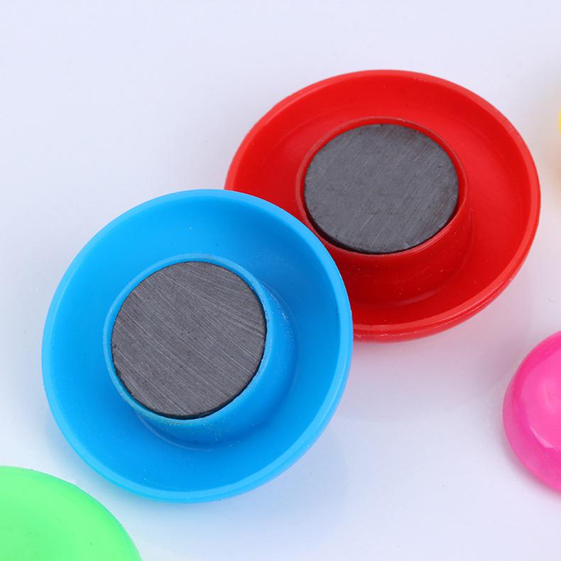 Strong Round 30mm Magnetic Whiteboard & Blackboard Stickers - Colored Stationery, Teaching Aids, Magnetic Particles & Buckles