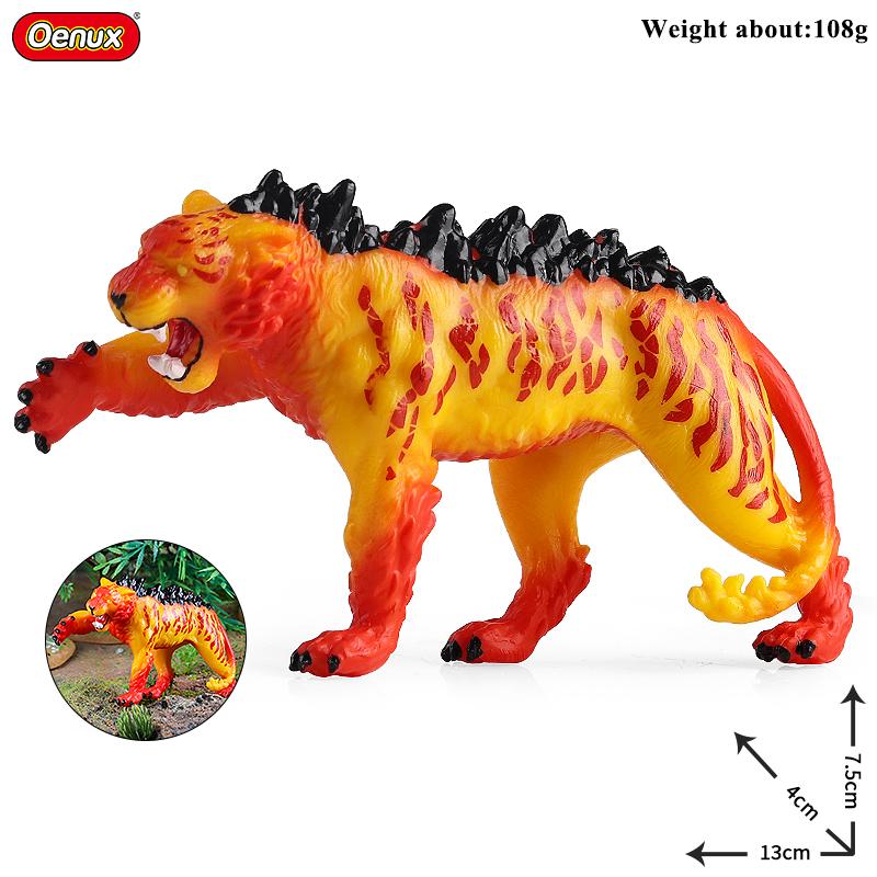 Oenux Mythical Dinosaur Dragon Tiger Golem Lion Snowmen Cattle Model Action Figures Artistical Decoration Collection Kid  Toy