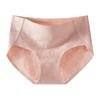 Women Seamless Mid Waist Pure Cotton Antibacterial Plus Size Daily Underwear Panties