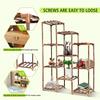 Multi-Layer Floor-Standing Flower Rack for Living Room or Balcony