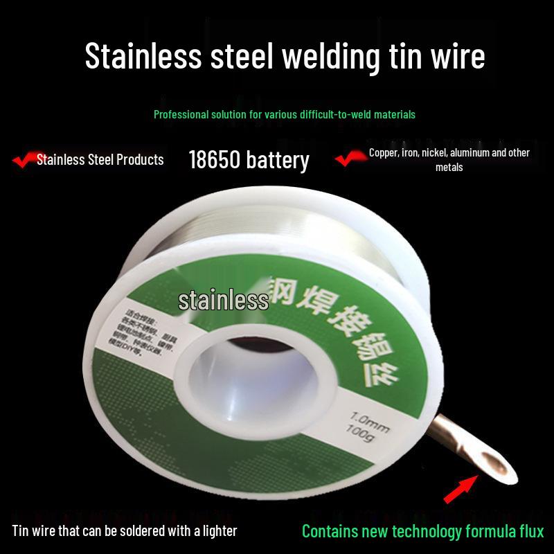High-Purity Stainless Steel Solder Wire for Strong, Lightweight Household Welding