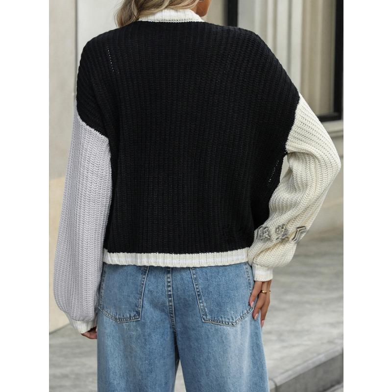 Women S Loose Knit Cardigan Sweater Long Sleeve Casual Commute Style