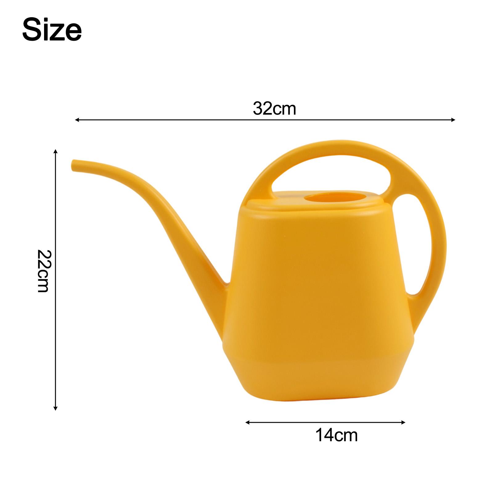 Long Spout Watering Can 2L Large Capacity Potted Plant Flower Watering Pot Misting Garden Tool Plastic Watering Sprayer Bottle жёлтый