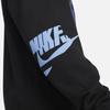Nike Sportswear Essentials Logo Print Fleece Crewneck Sweatshirt And Cuffed Jogger Pants Set Men Activewear Black BV2680-010+DM6876-010