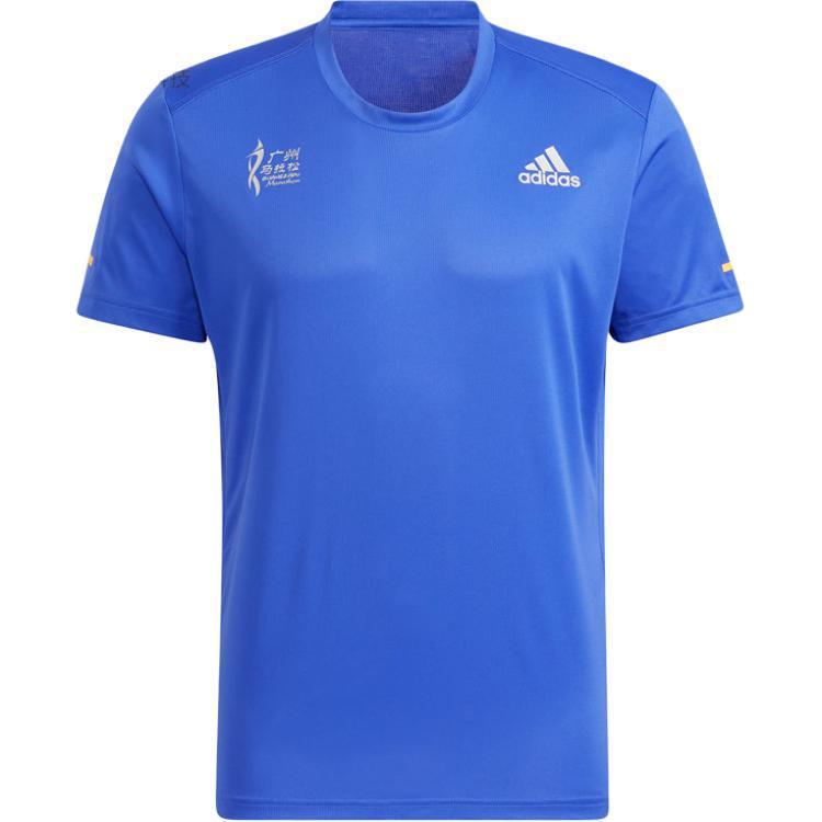 Adidas T Shirts Men s Blue Crew Neck Moderate HG5548 185/108A/XXL