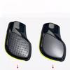 1PCS black baking paint with leather shift handle gear side cover DSG logo for VW Golf 6 7 R GTI Passat B7 B8 CC R20 Jetta MK6 G