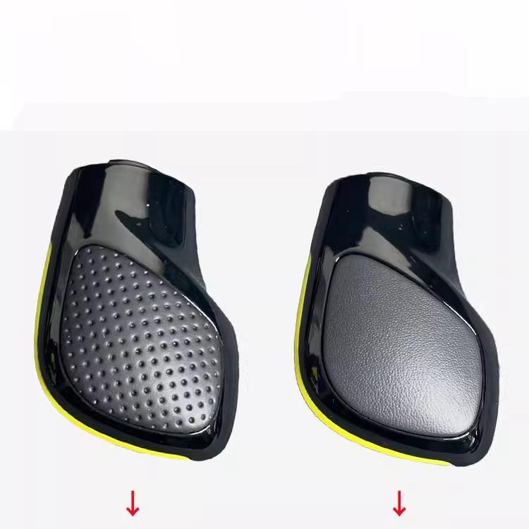 1PCS black baking paint with leather shift handle gear side cover DSG logo for VW Golf 6 7 R GTI Passat B7 B8 CC R20 Jetta MK6 G