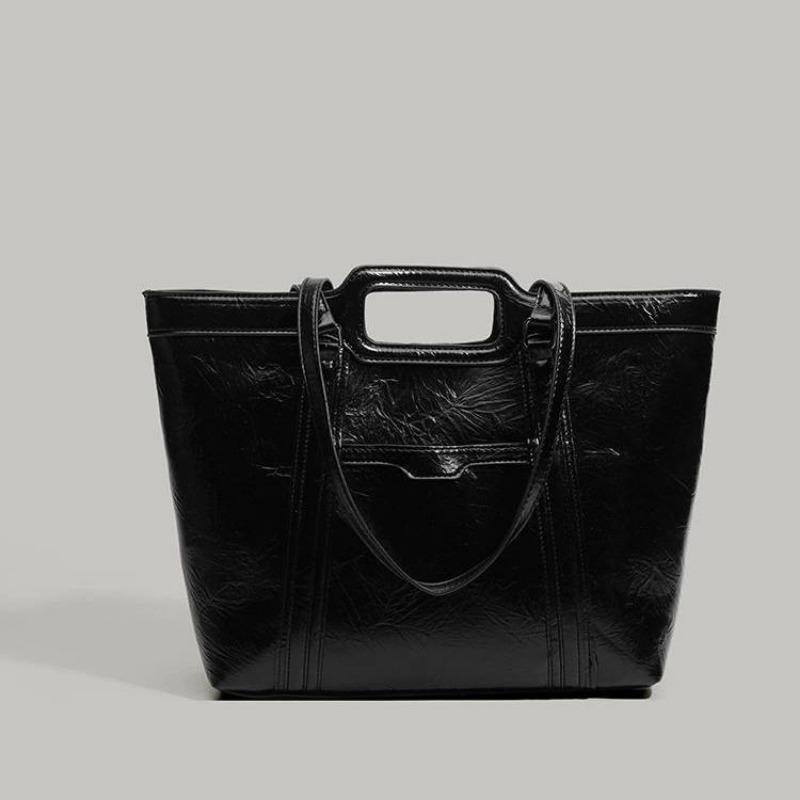 Textured Tote Bag, Handbag, Large-capacity Single-shoulder Bag, Fashionable Underarm Bag, Women's Commuter Bag