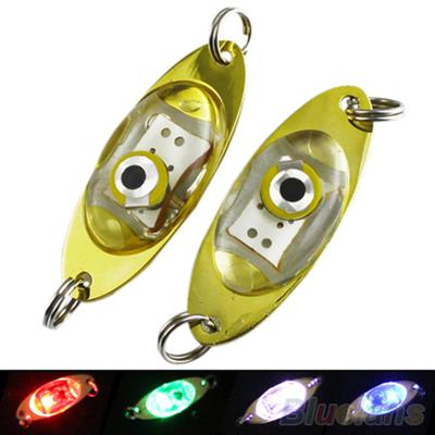 Neue LED Tiefer Tropfen Augen Form Angeln Tintenfisch Fische Locken Licht Blinkende Lampe