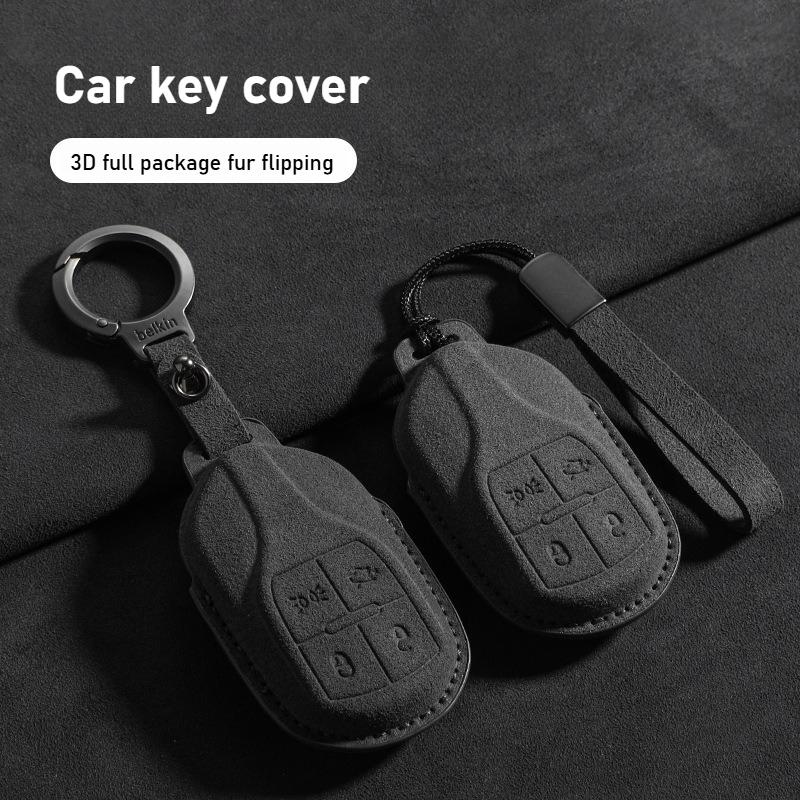Car Key Cover for Maserati Ghibli Levante GT Quattroporte 3D Full Package Fur Flipping Scratch-resistant Key Protective Cover