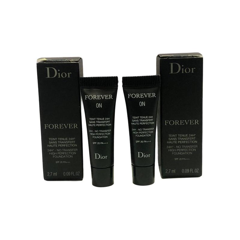 DIOR Long-Lasting Liquid Foundation Sample Size Long-Lasting Concealer Cream Skin Brightening 2.7ml*2 розовый