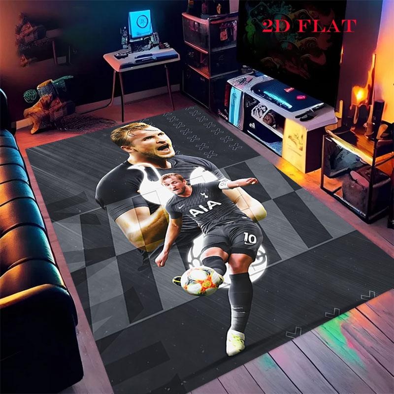 Harry Kane Hero Poster Carpet Rug for Living Room Bedroom Home Sofa Decoration,Kids Play Nonslip Floor Mat