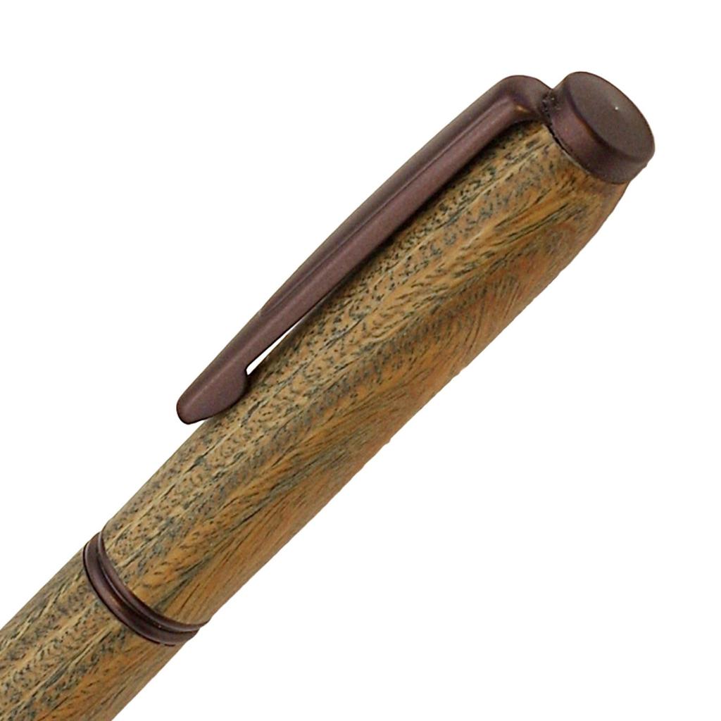 Gentlewood Whisper Ballpoint Pen Green Sandalwood 1.0mm, (WPBPVW)